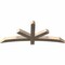 Ekena Millwork Alberta Smooth Timber Gable Bracket, Douglas Fir, 60"W x 25"H x 3 1/2"D x 3 1/2"F, 10/12 Pitch GBW060X25X0404ALB00SDF - alternate 5